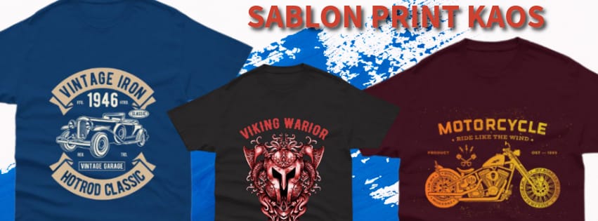 sablon print kaos